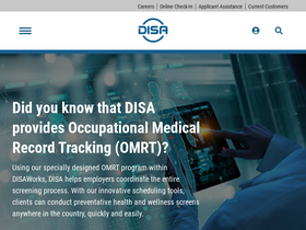 'disa.com' screenshot