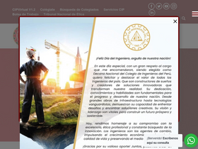 'cip.org.pe' screenshot