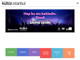'kultur.istanbul' screenshot