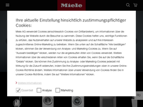 'miele.ch' screenshot