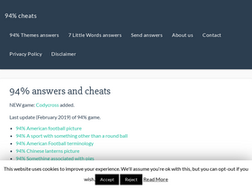 '94cheats.com' screenshot