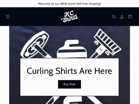 kcshirts.com homepage screenshot