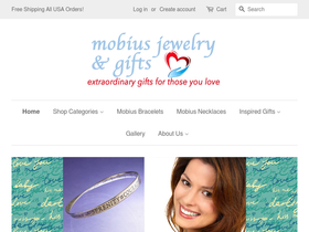 mobiusbracelet.com homepage screenshot