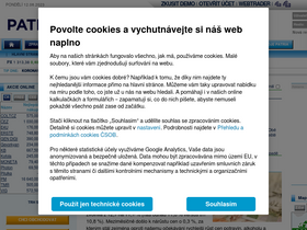 'patria.cz' screenshot