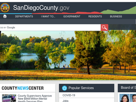 'sandiegocounty.gov' screenshot