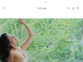 tumugi-official.store homepage screenshot