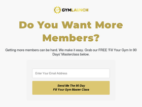 'gymlaunch.com' screenshot