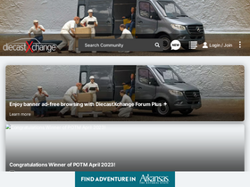 'diecastxchange.com' screenshot