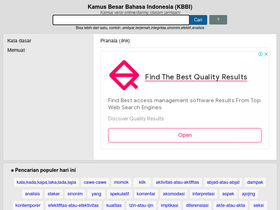 'kbbi.web.id' screenshot