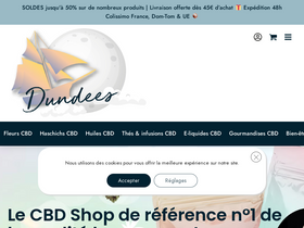 'cbd-dundees.com' screenshot