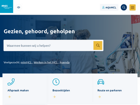 'mcl.nl' screenshot
