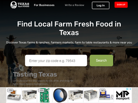 'texasrealfood.com' screenshot