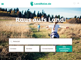 'landreise.de' screenshot