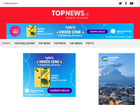 'topnews.si' screenshot