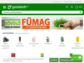 'gazdabolt.hu' screenshot