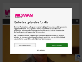 'woman.dk' screenshot