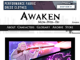 'awakencomic.com' screenshot