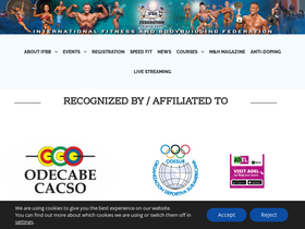 'ifbb.com' screenshot