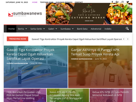 'sumbawanews.com' screenshot