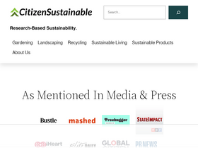 'citizensustainable.com' screenshot
