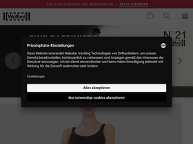 'wolfordshop.de' screenshot