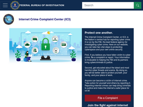 'ic3.gov' screenshot