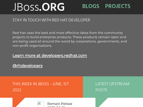 'jboss.org' screenshot