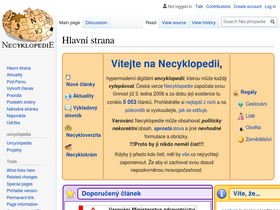 'necyklopedie.org' screenshot