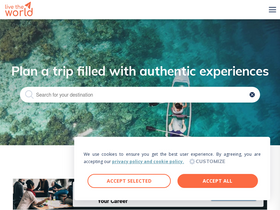 'livetheworld.com' screenshot