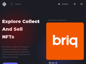'mintsquare.io' screenshot