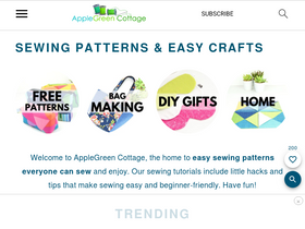 'applegreencottage.com' screenshot