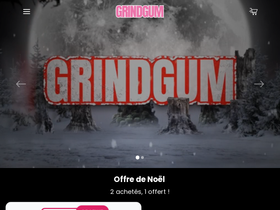 GrindGum website screenshot