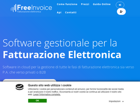 'freeinvoice.it' screenshot