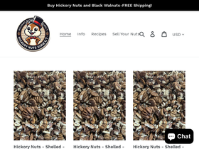 hickorynutsdirect.com homepage screenshot