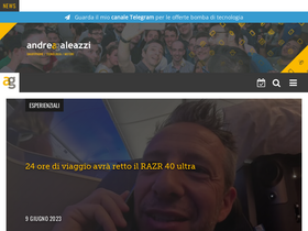 'andreagaleazzi.com' screenshot