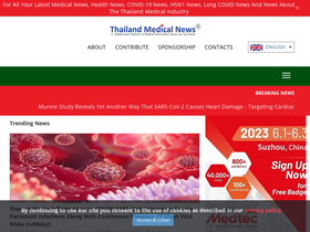 'thailandmedical.news' screenshot