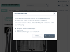 womo-sicherheit.de homepage screenshot