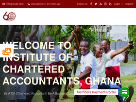 'icagh.org' screenshot