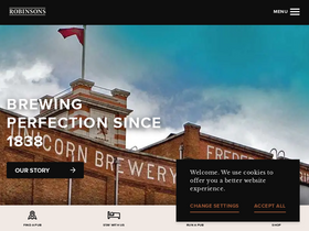 'robinsonsbrewery.com' screenshot