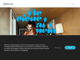 'laserum.com' screenshot