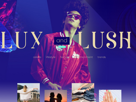 'luxandlush.com' screenshot