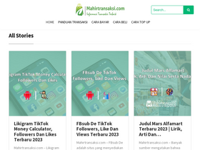 'mahirtransaksi.com' screenshot