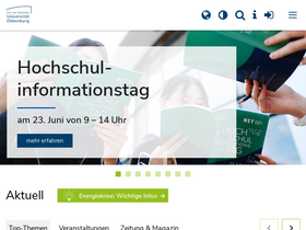 'uni-oldenburg.de' screenshot