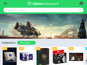 'editioncollector.fr' screenshot