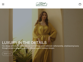 naseemalandalos.com homepage screenshot
