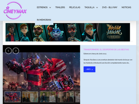 'cineymax.es' screenshot