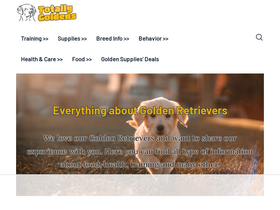 'totallygoldens.com' screenshot