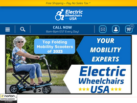 'electricwheelchairsusa.com' screenshot