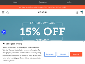 'cosori.com' screenshot