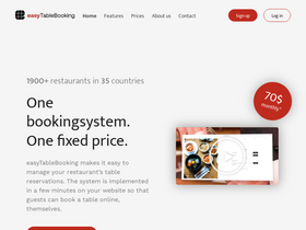 'easytablebooking.com' screenshot